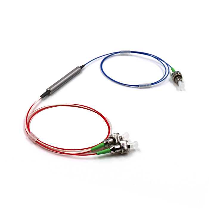 1064nm Three-port Fiber Optic Circulator FC/APC Fiber Steel Tube Package Customizable